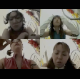 Four women are shown taking a shit at the same time in a multi-cam, "Brady Bunch" style grid presentation. The Japanese will think of anything strange and different for their videos. About 7.5 minutes.